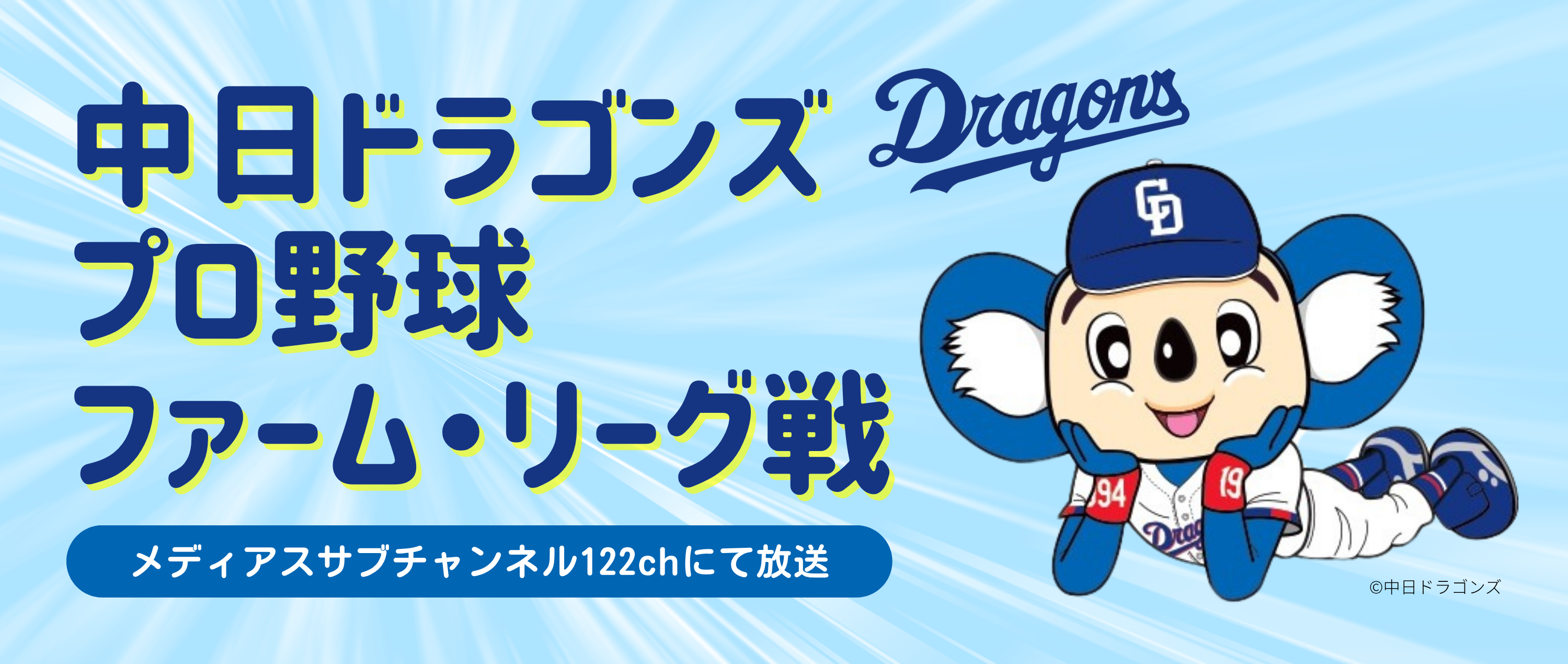 中日ドラゴンズ  プロ野球ファーム・リーグ戦